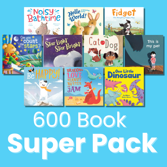 600 Book Super Pack - Noisy Bathtime & More