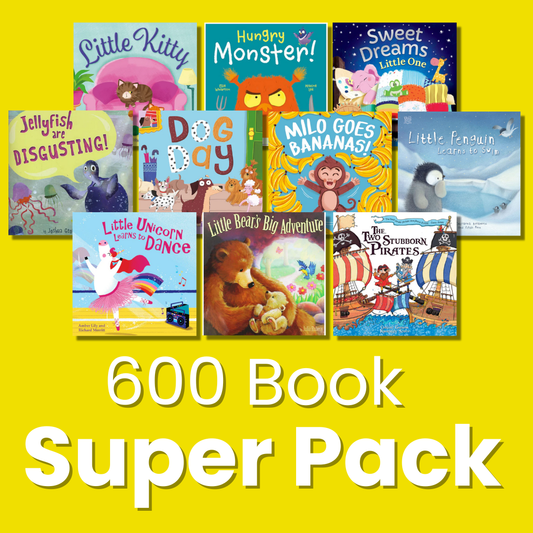 600 Book Super Pack - Little Kitty & More (4-6 years)
