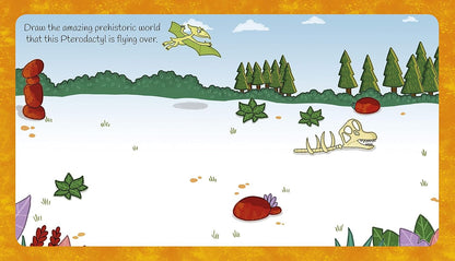 Dinosaur Drawing and Doodling Book