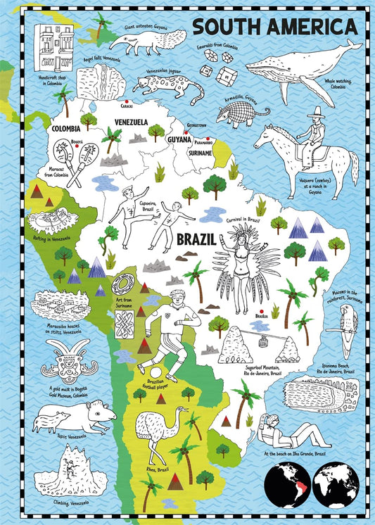 Map Colouring Book