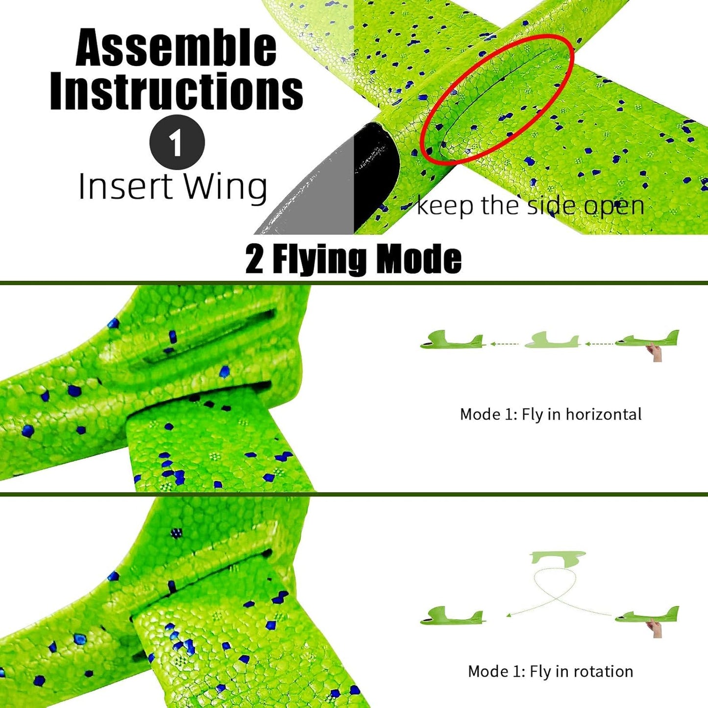 Jumbo Flying Glider Assorted
