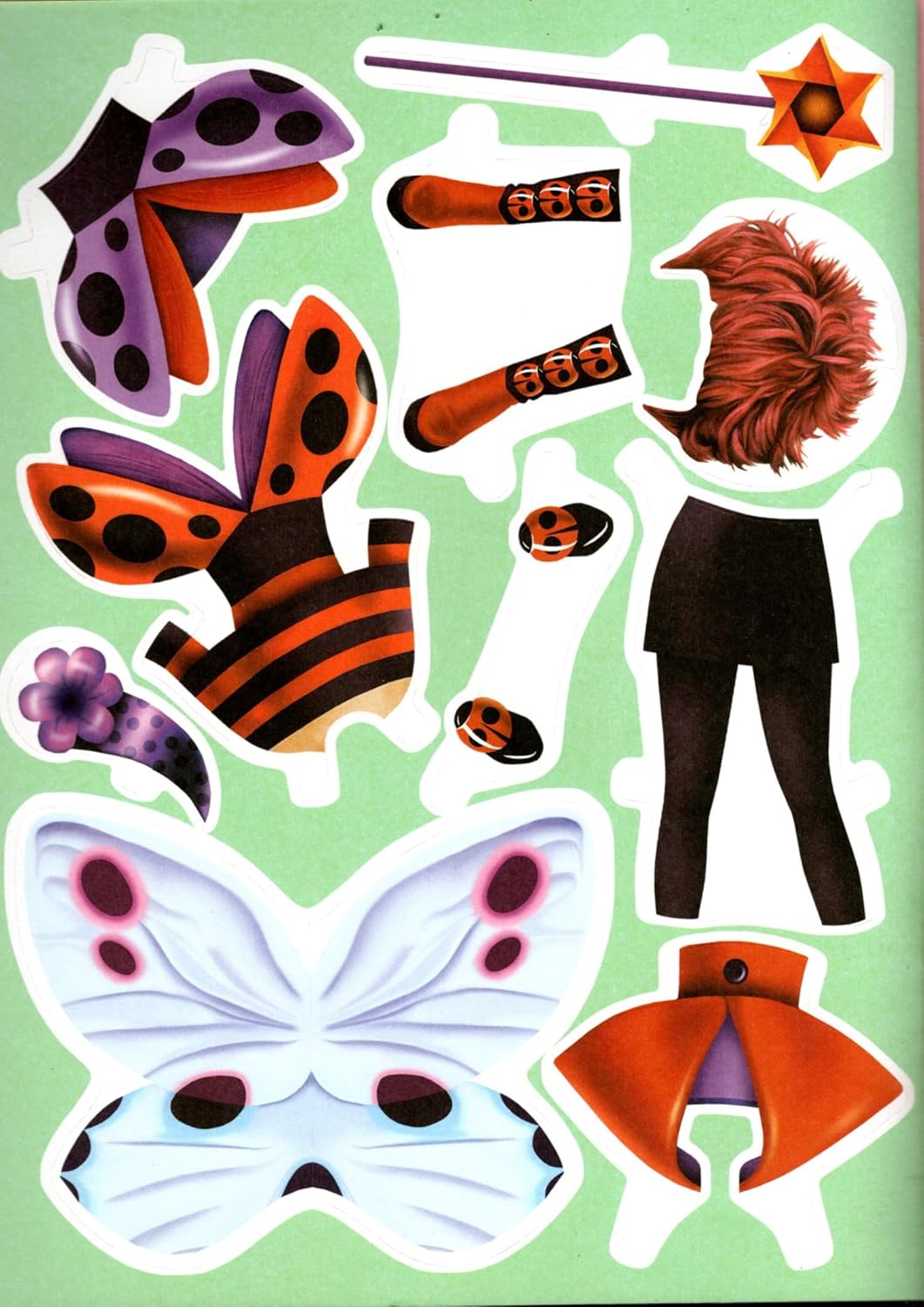Dress Up Girls Paper Dolls - Enchanted Fairy