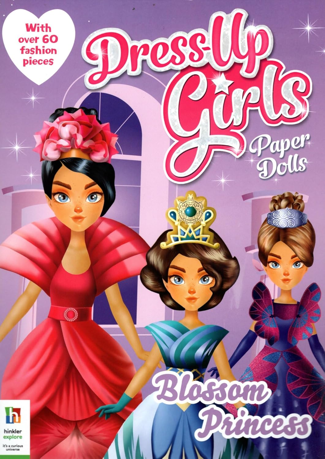 Dress Up Girls Paper Dolls - Blossom Princess