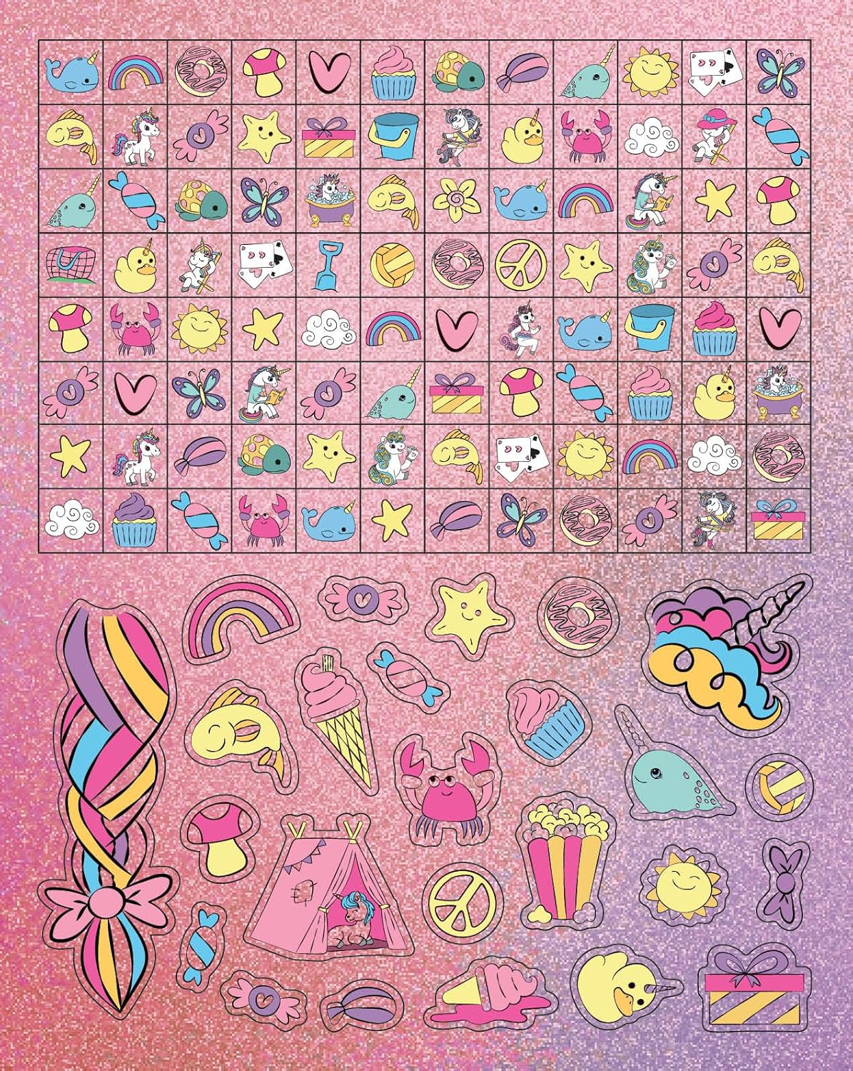 Unicorn Ultimate Sticker Book – activity pages