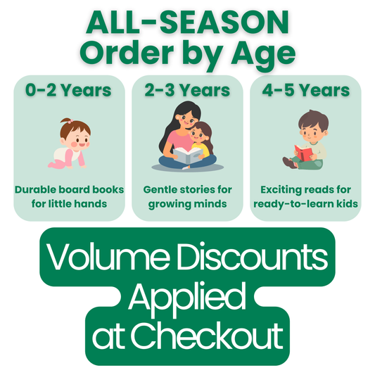 All-Season Easy Order Books – order by Age Group for your Centre