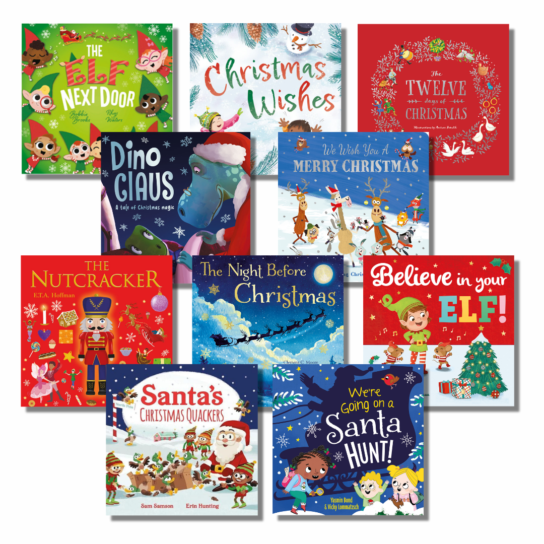 Christmas 10 book pack for early learning centres ages 2–6