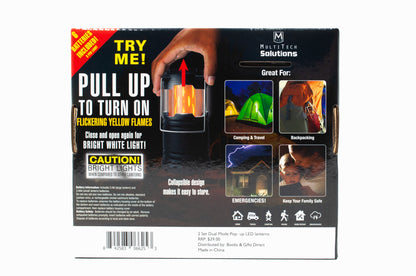 2 Set Dual Mode Pop-Up LED Lanterns