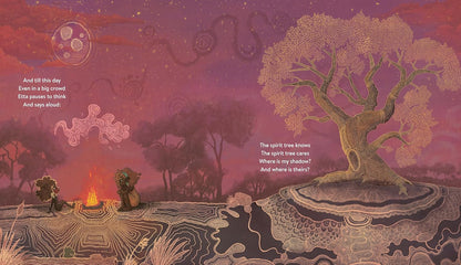 Etta and the Shadow Taboo – back cover for early learning centres