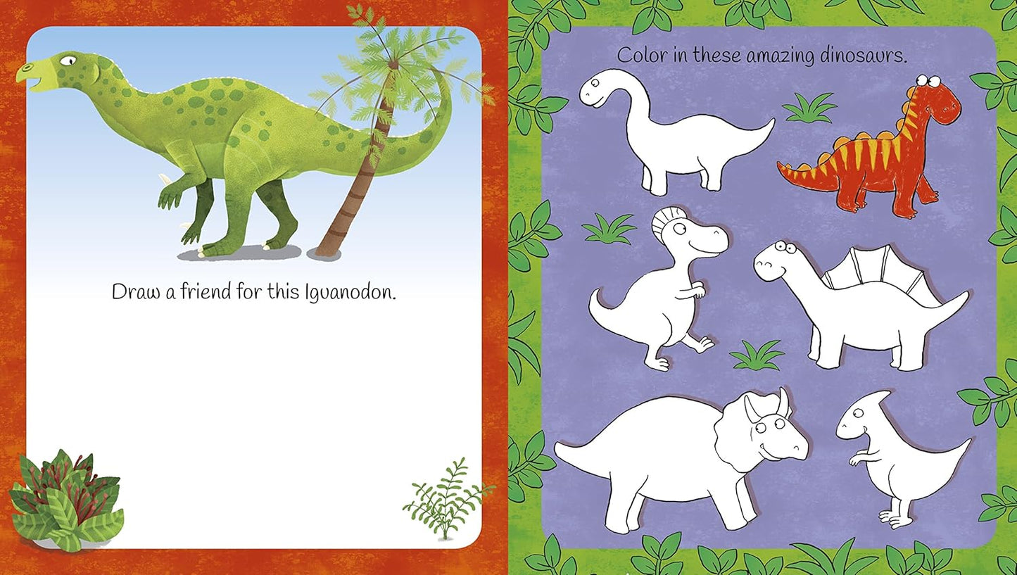 Dinosaur Drawing and Doodling Book