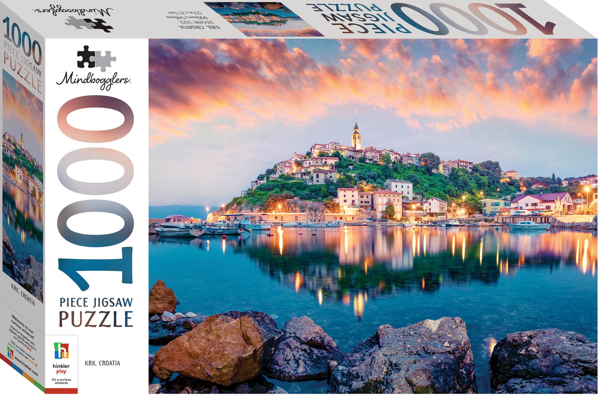1000pc Jigsaw Puzzle Krk, Croatia