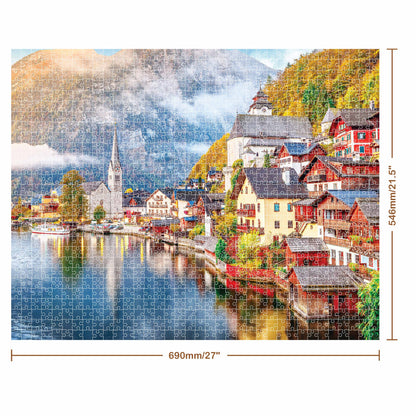 1000pc Jigsaw Puzzle Village of Hallstatt Austria