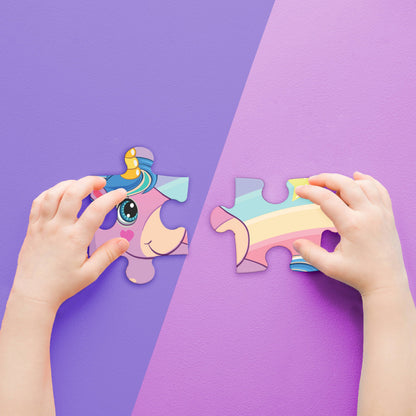 Junior Jigsaw: Rainbow Unicorns 45pc Puzzle