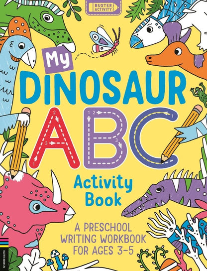 My Dinosaur ABC Activity Book – children's activity book cover