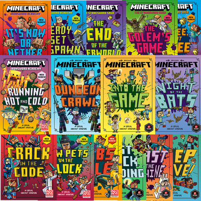 Minecraft chapter book cover from the 15 book collection