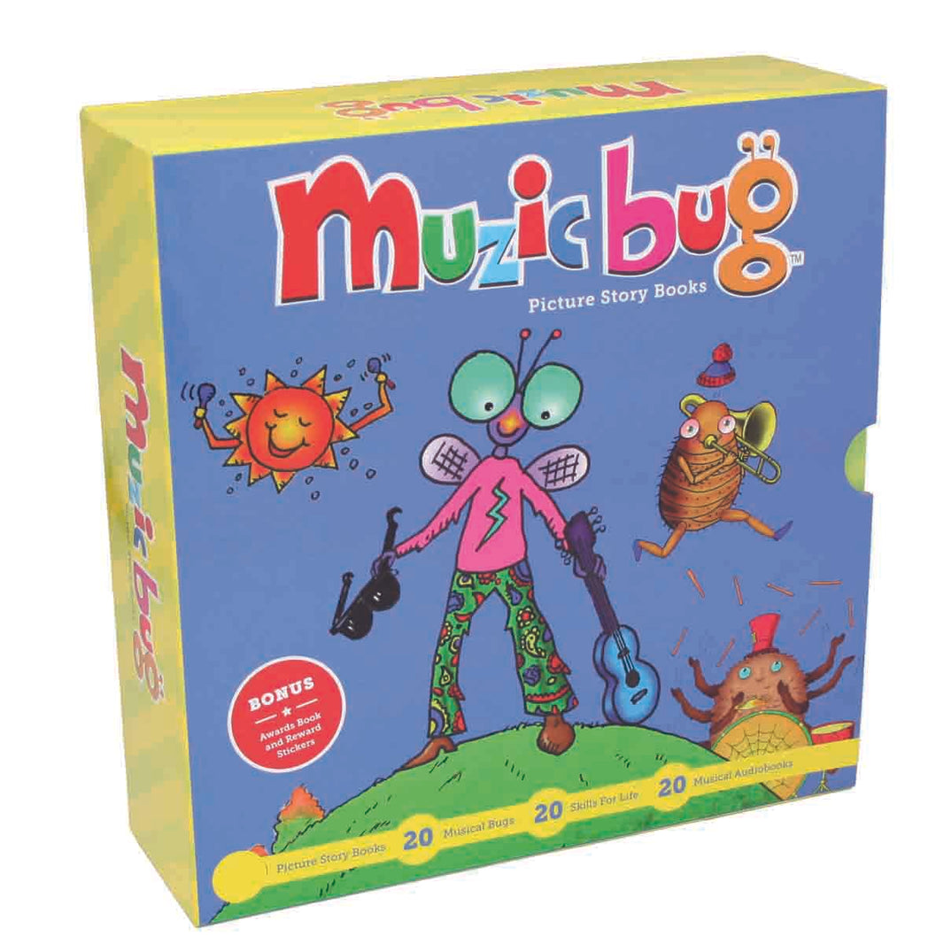 Muzicbug Picture Story Books – 20 book pack developed in Australia for early learning centres