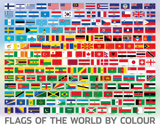 500pc Flags of the World Jigsaw Puzzle
