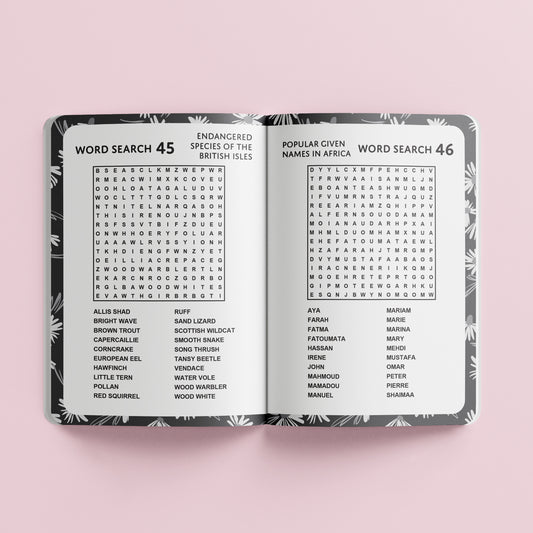Perfect Puzzles Word Search - Floral Design