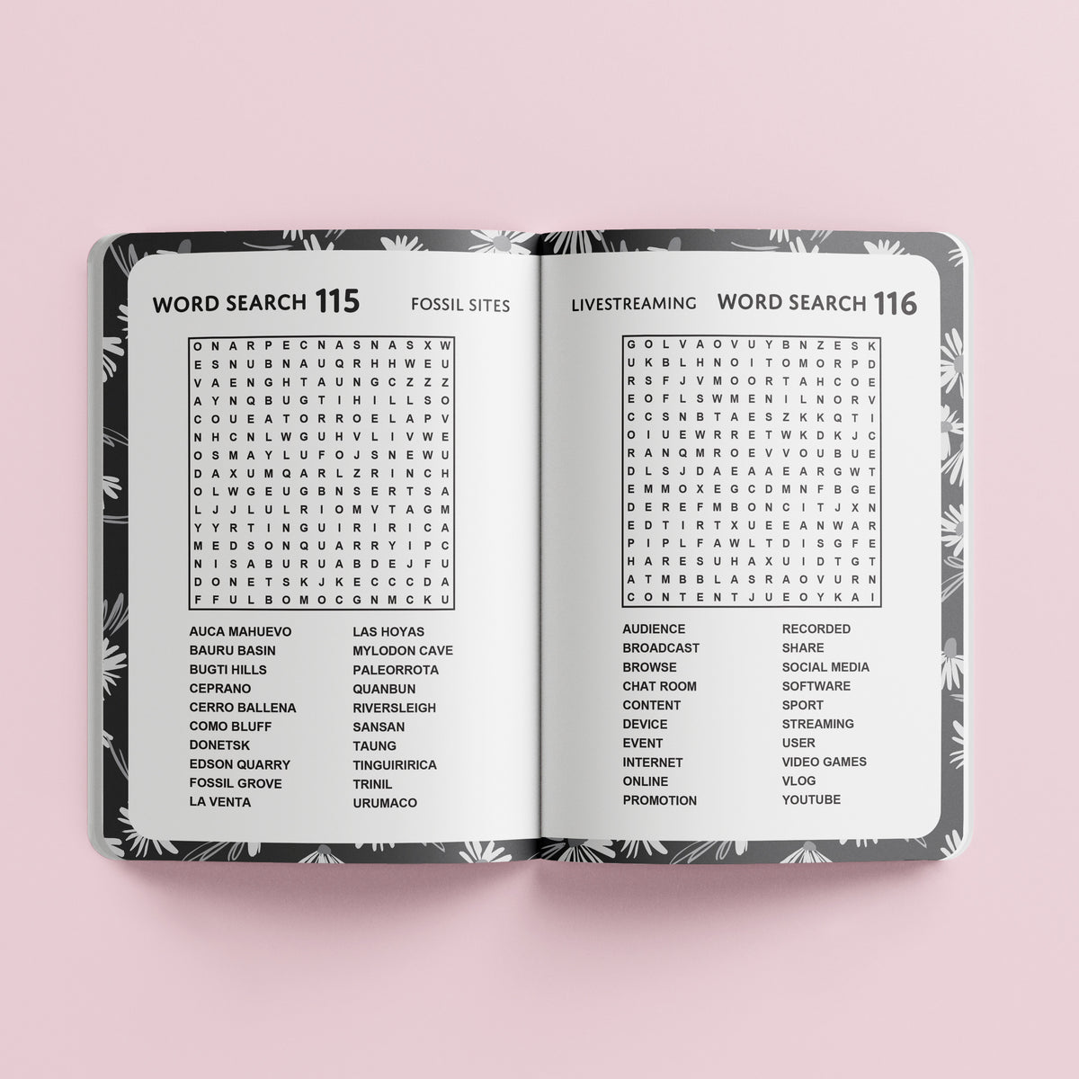 Perfect Puzzles Word Search - Floral Design