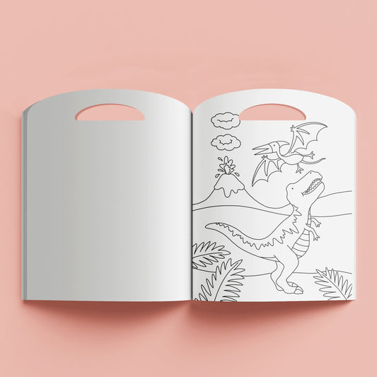 Awesome Dinosaurs Colouring Book