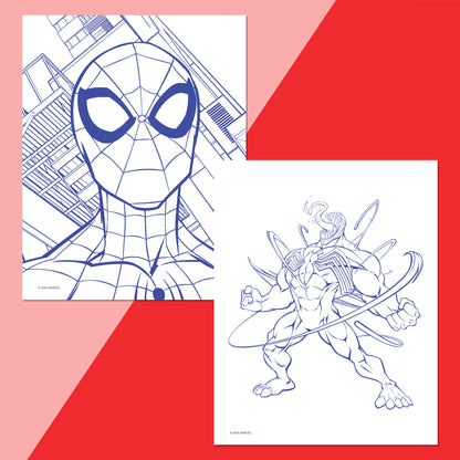 Colour Me Magnets: Spider-Man