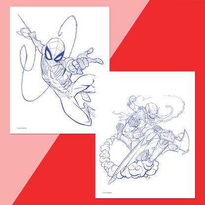 Colour Me Magnets: Spider-Man