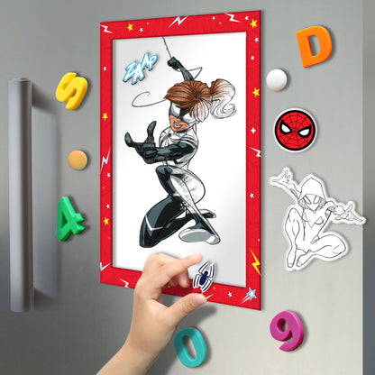 Colour Me Magnets: Spider-Man