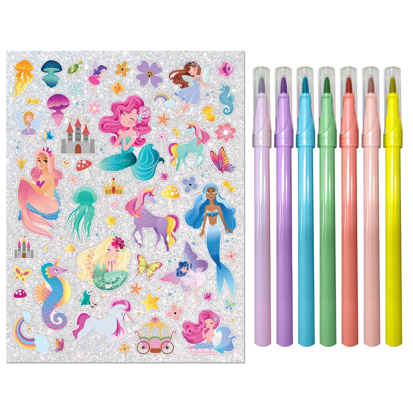 Kaleidoscope Colouring Kit: Enchanted Wonderland
