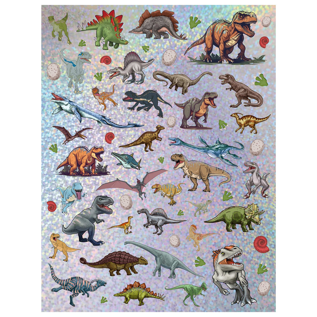Kaleidoscope Sticker Colouring Dinosaur Adventure