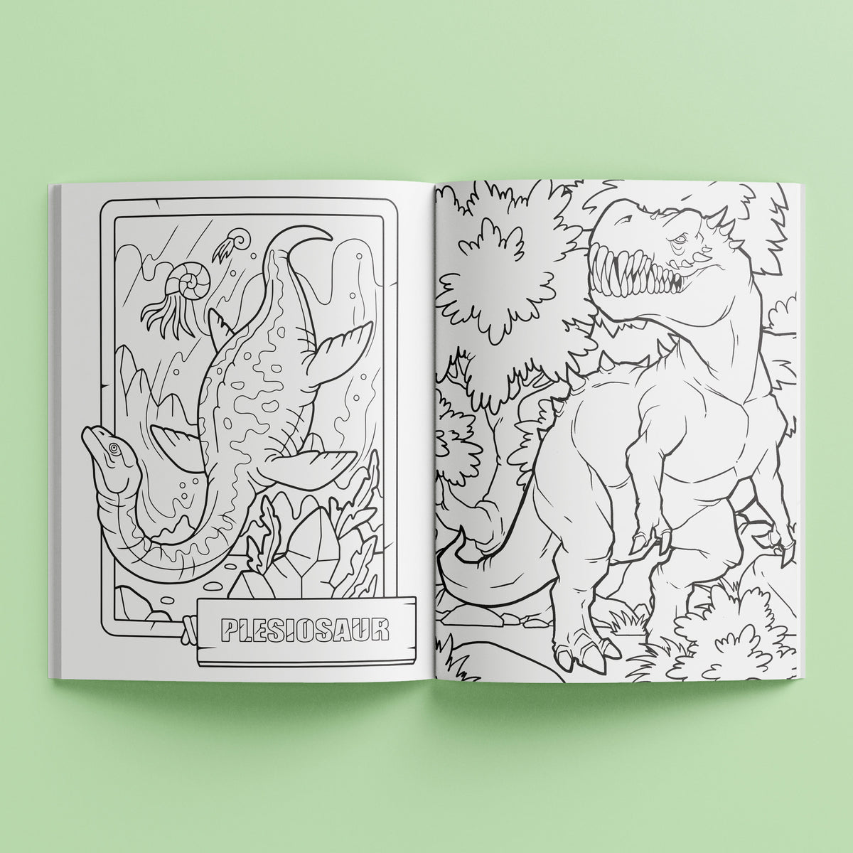 Kaleidoscope Sticker Colouring Dinosaur Adventure
