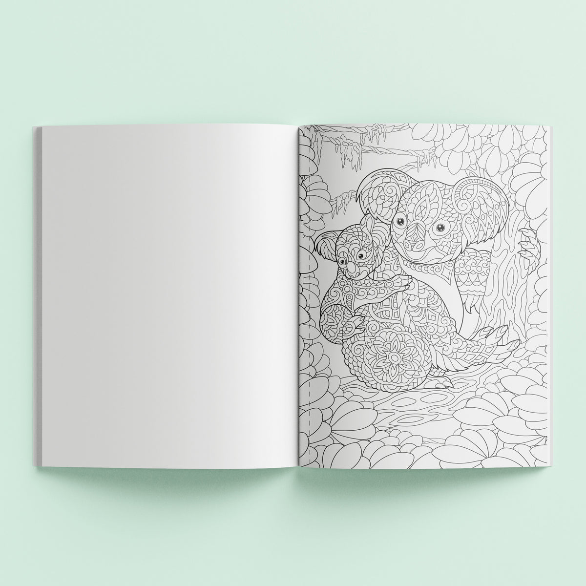 Kaleidoscope Dreamy Australia Colouring Book