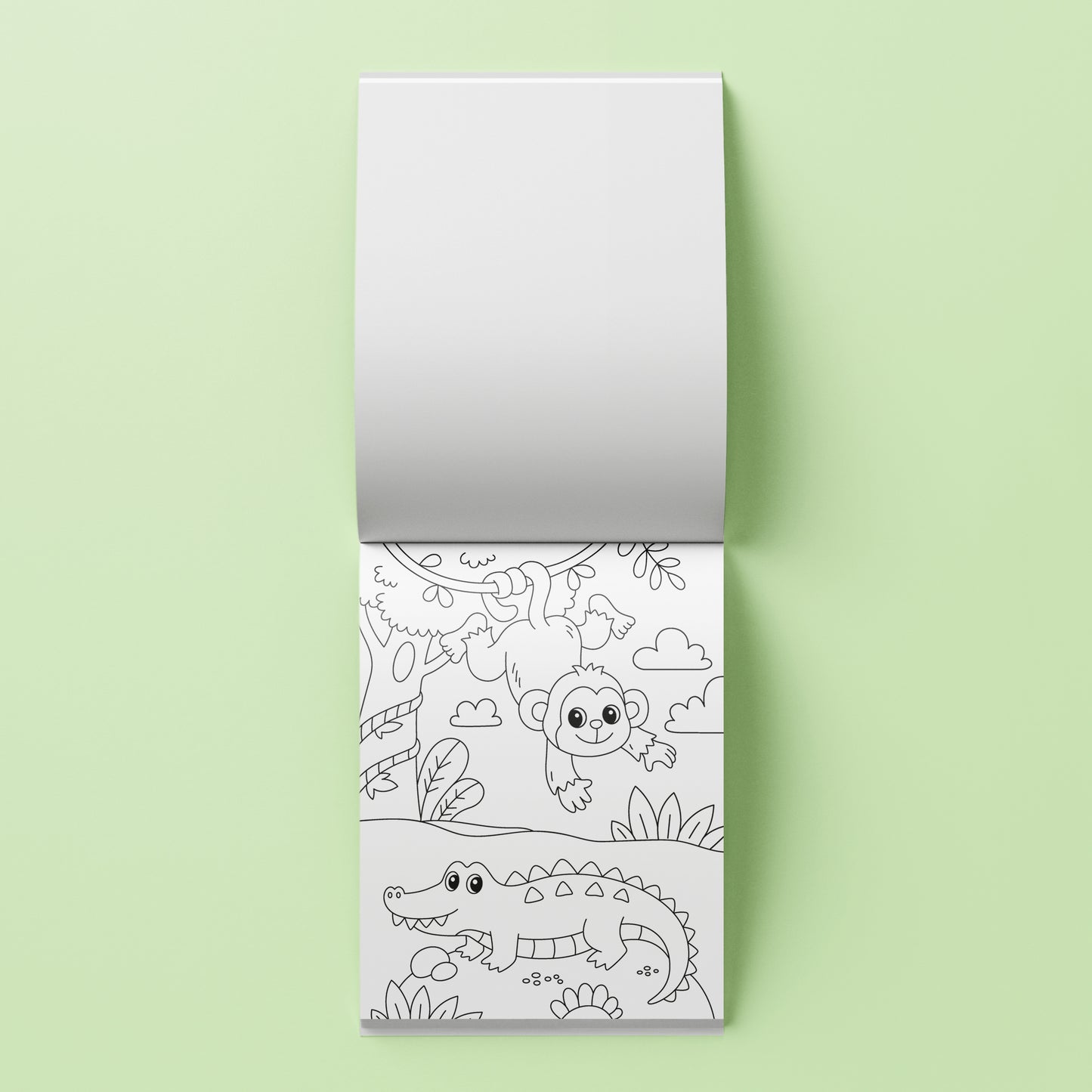 Junior Kaleidoscope Colouring Kit: Jungle Fun