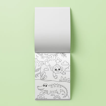 Junior Kaleidoscope Colouring Kit: Jungle Fun