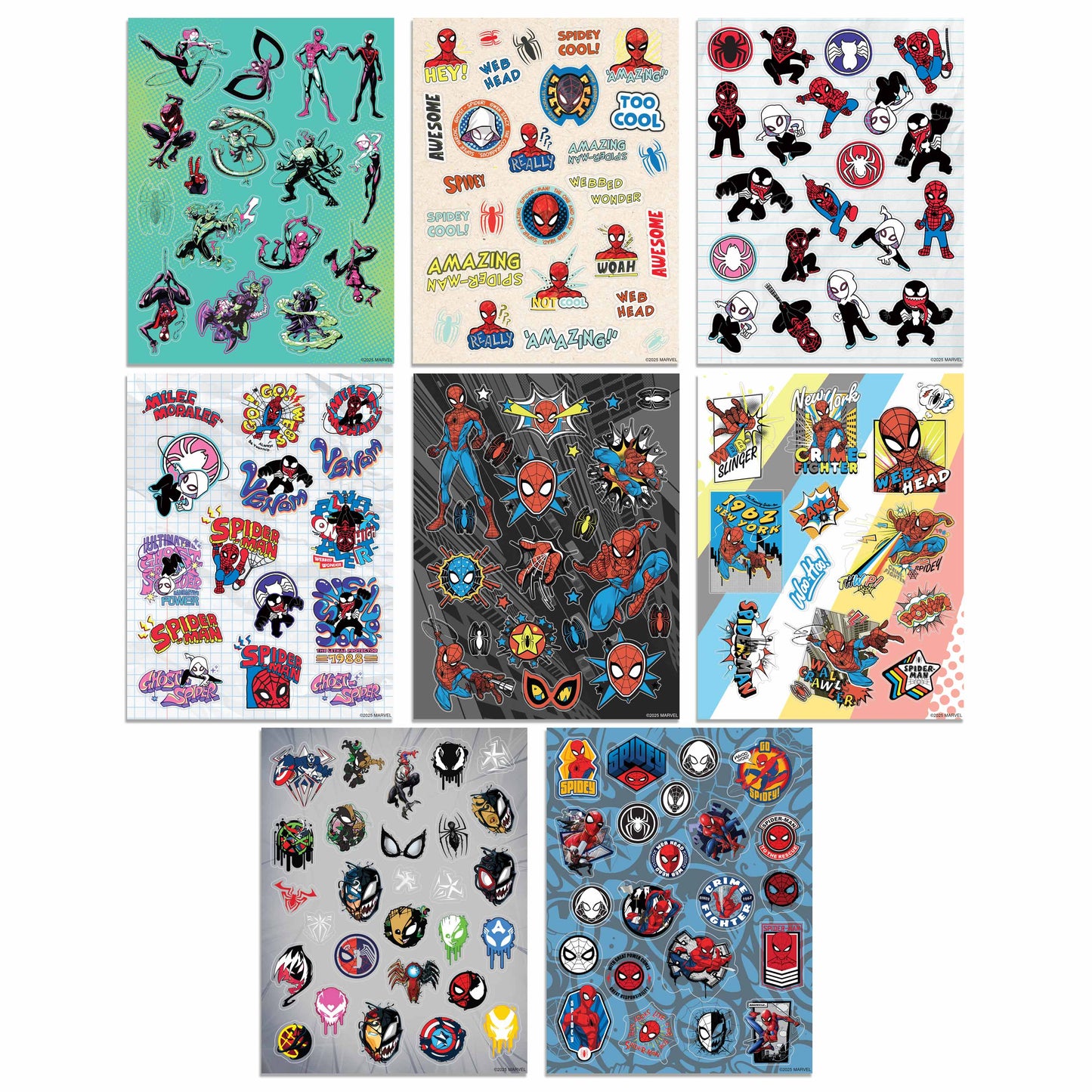 Kaleidoscope Sticker Bomb - Spider-Man