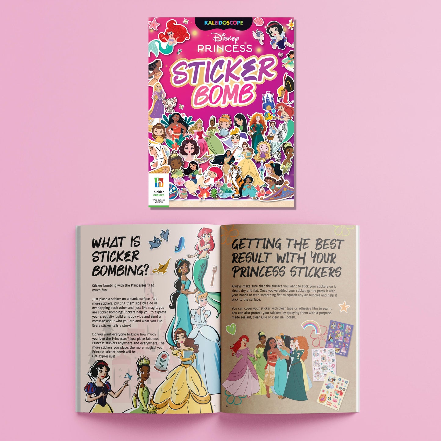 Kaleidoscope Sticker Bomb - Disney Princess