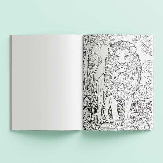 Zen Colour: Jungle Colouring Book
