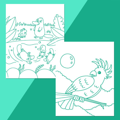 Colour Me Magnets Aussie Animals