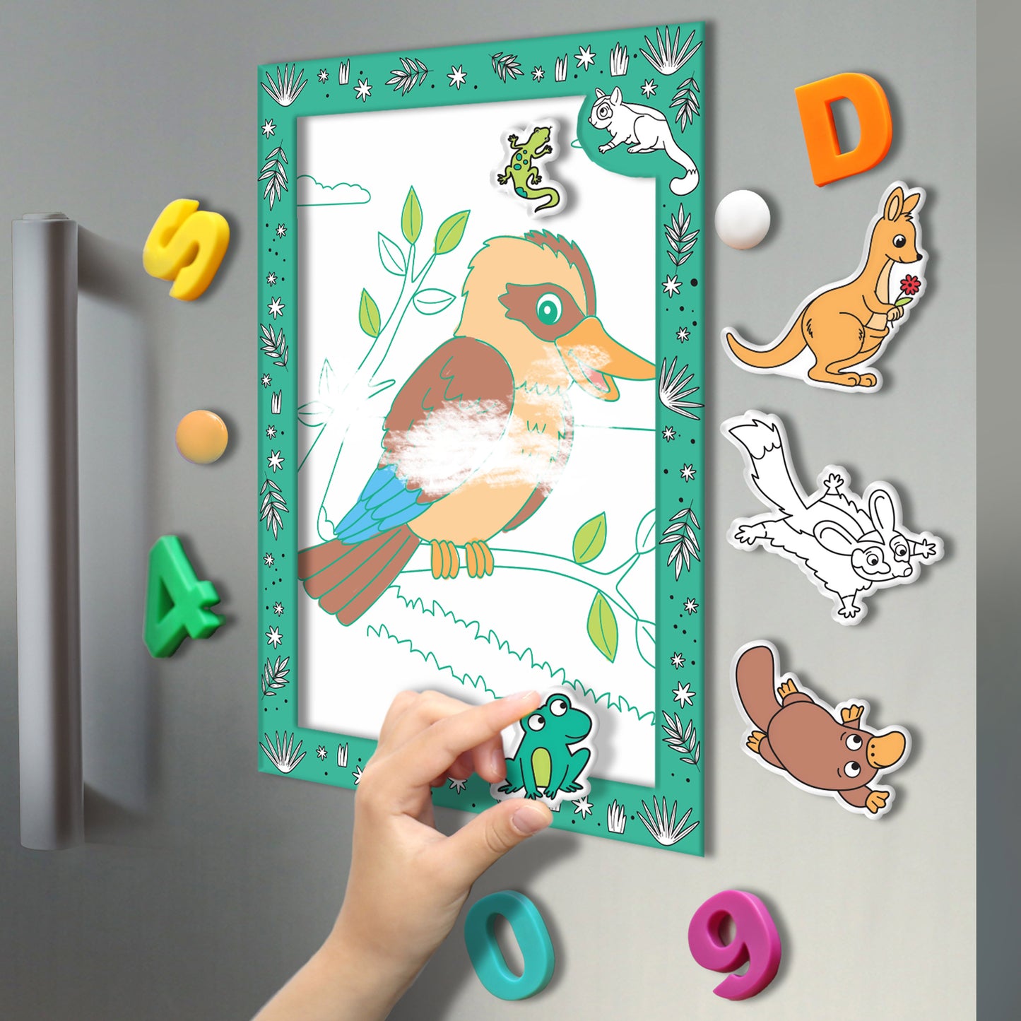 Colour Me Magnets Aussie Animals