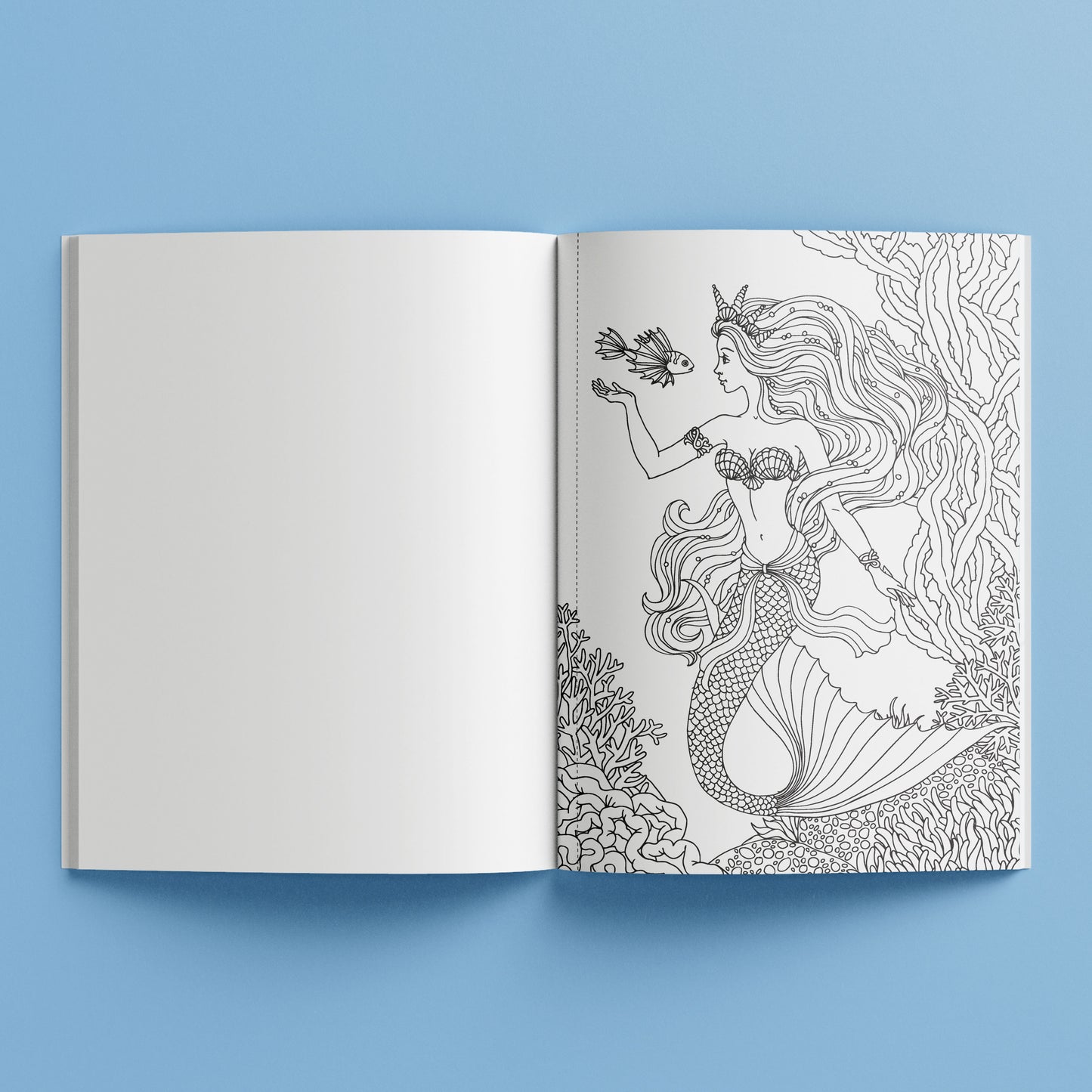 Kaleidoscope Colouring Enchanted Realms – interior colouring page 1