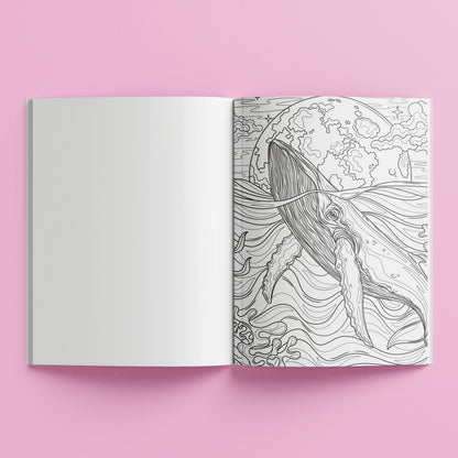Kaleidoscope Colouring Wild Beauty – interior colouring page 2