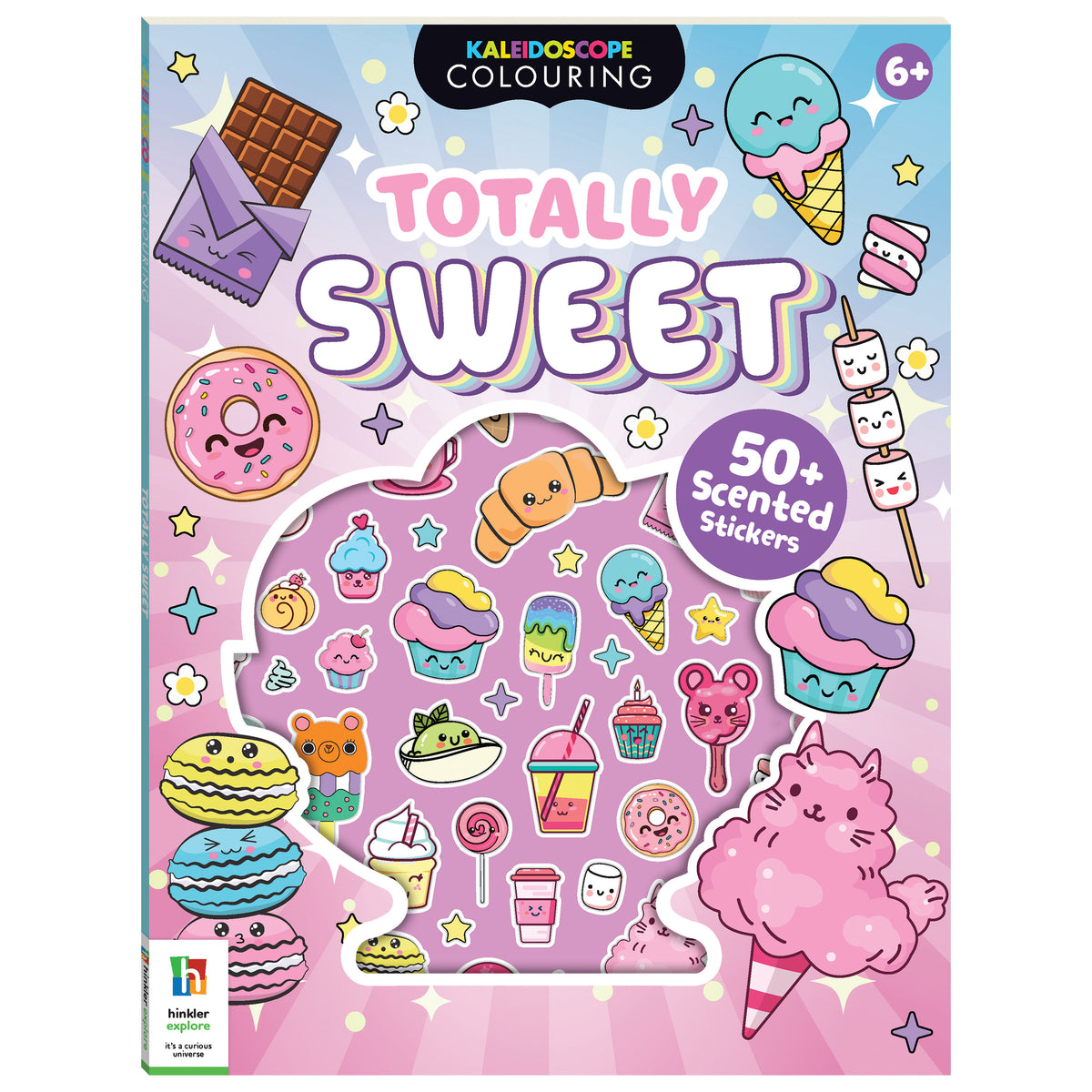 Kaleidoscope Colouring Scented Stickers Totally Sweet