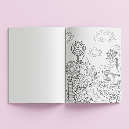 Kaleidoscope Colouring Scented Stickers Totally Sweet
