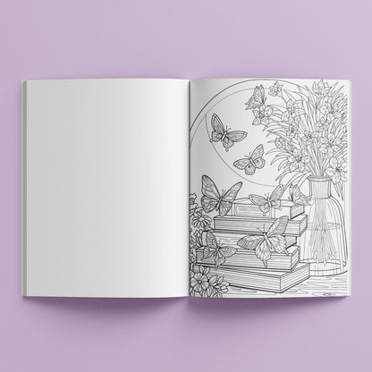 Mindwaves Calming Colouring Butterfly Garden