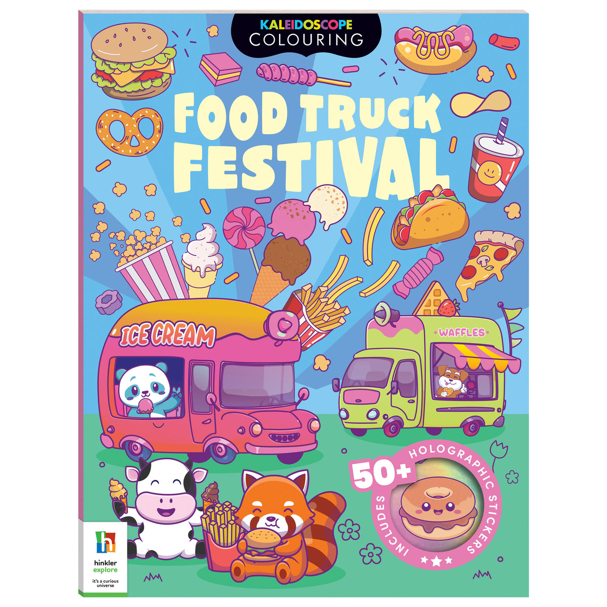 Kaleidoscope Sticker Colouring Food Truck Festival