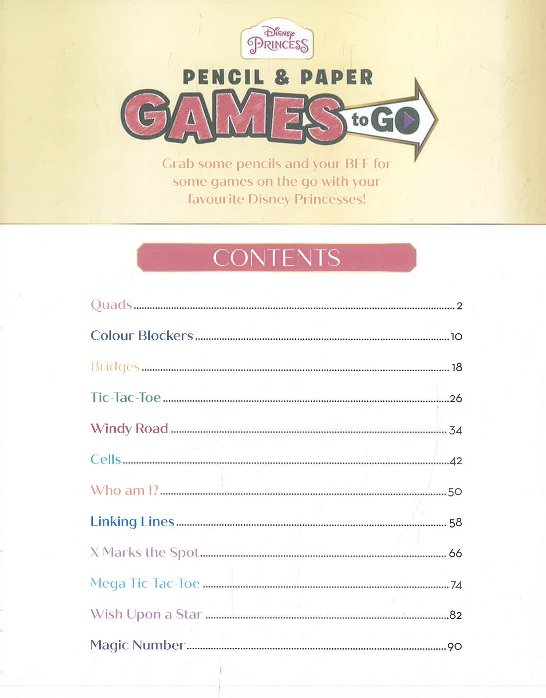 Disney Princess Games to Go