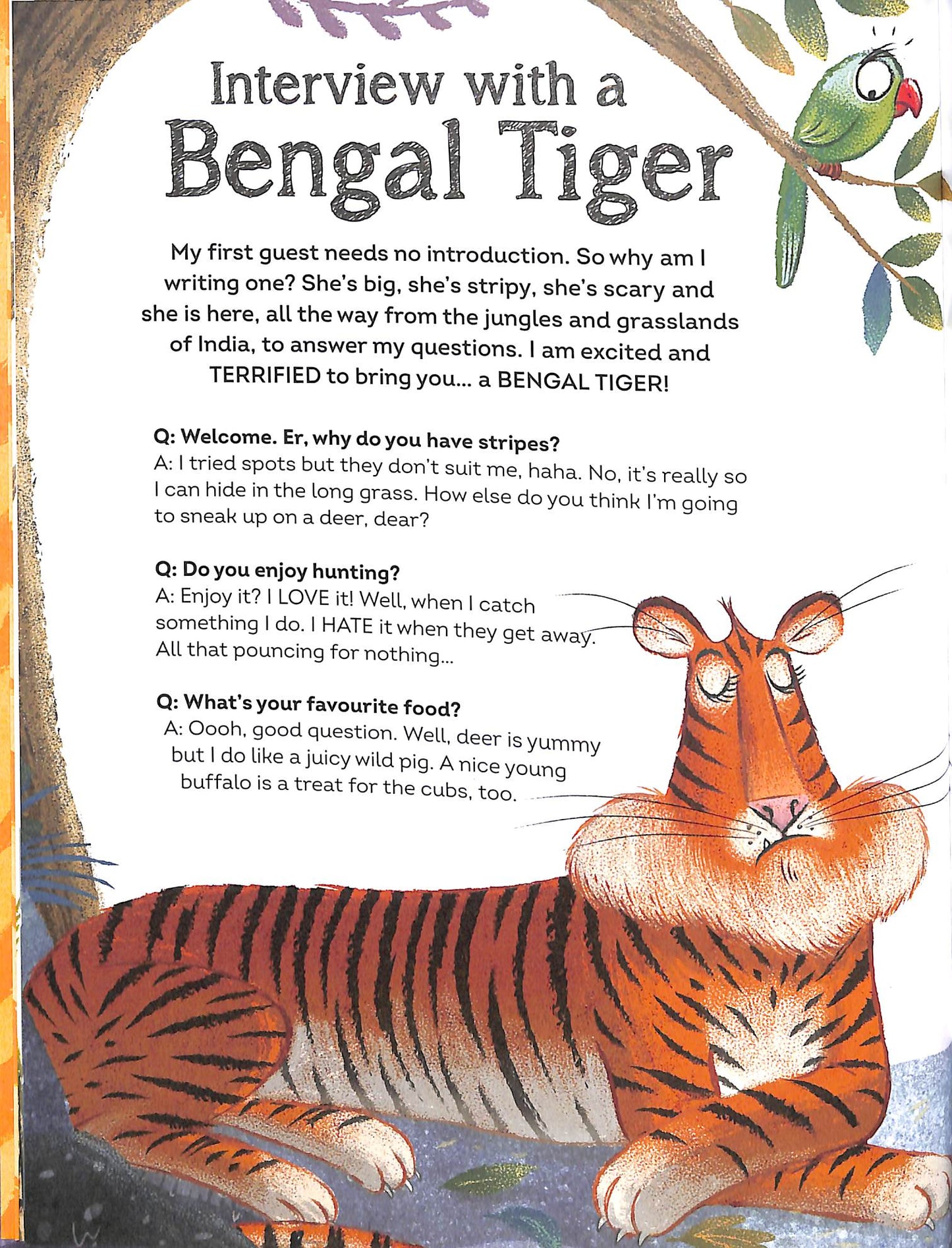 Interview with a Tiger