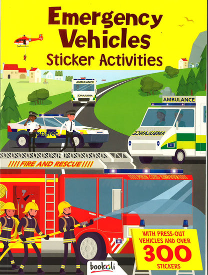 Emergency Vehicles Sticker Activities