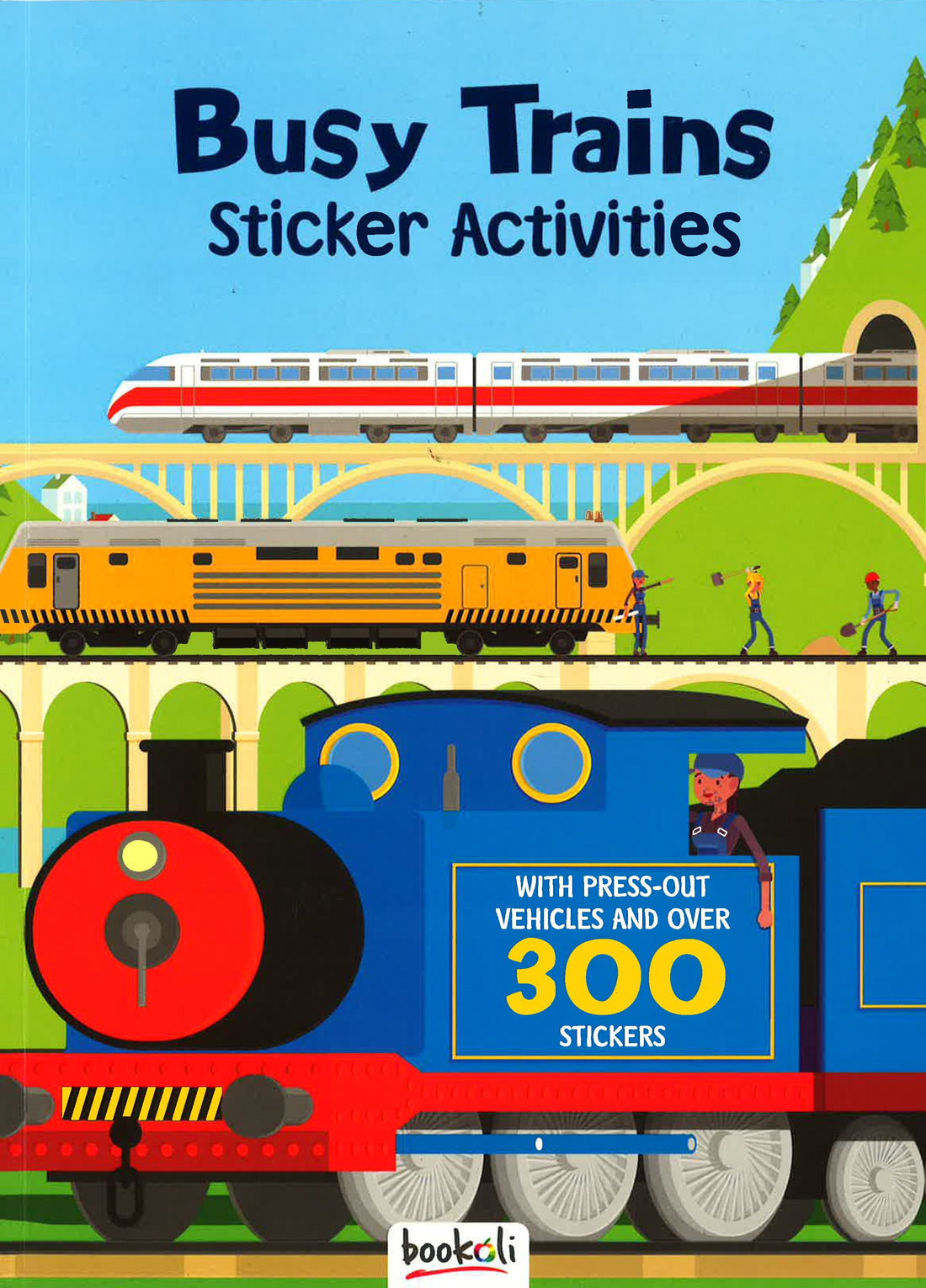 Busy Trains Sticker Activities