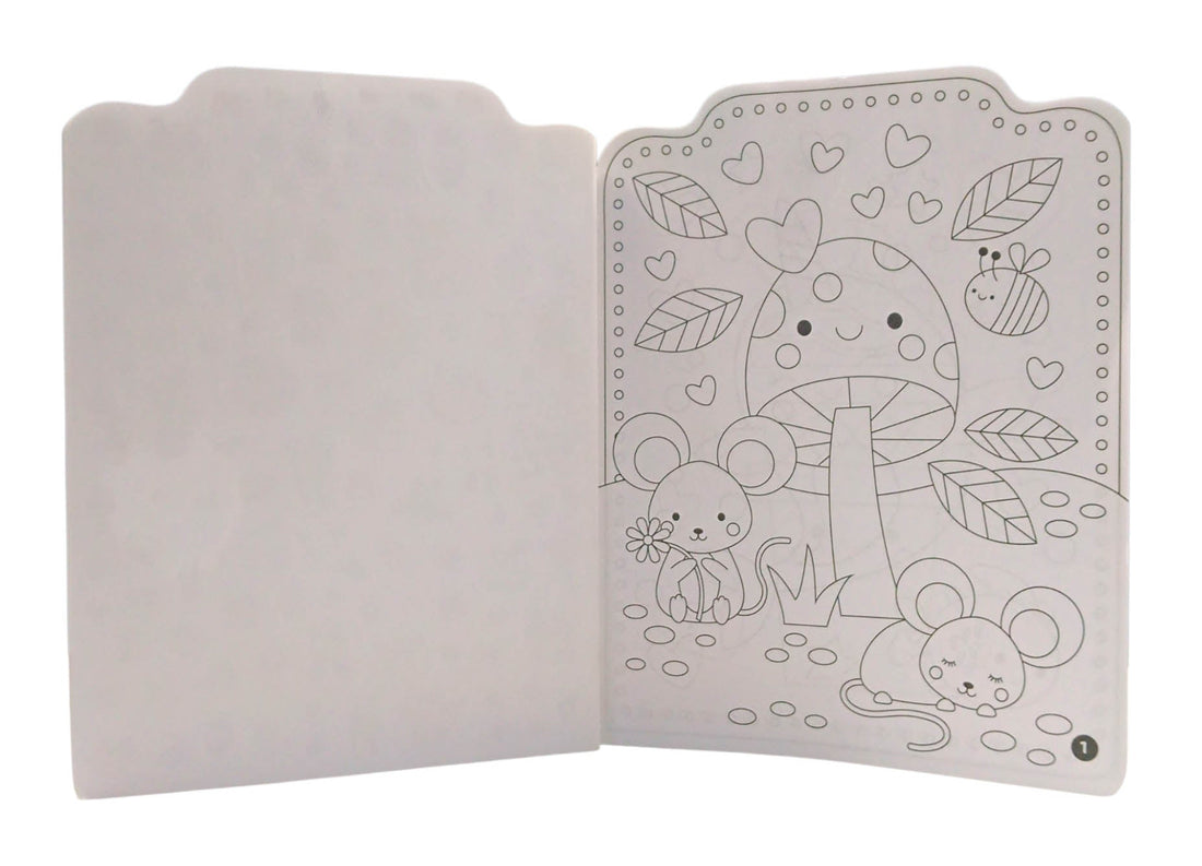 Kawaii I Love Colouring Book