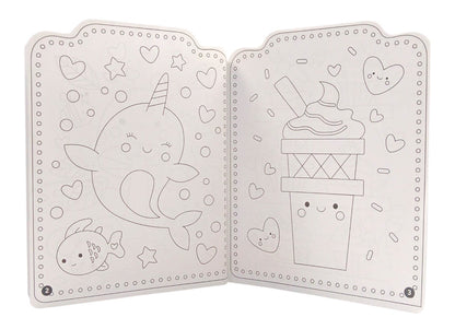 Kawaii I Love Colouring Book