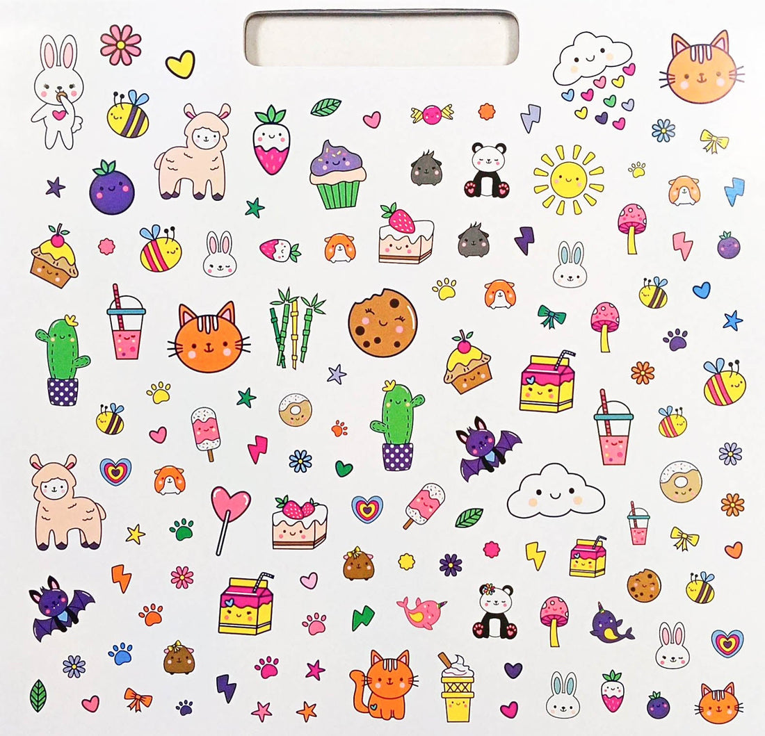 Kawaii I Love Colouring Pad